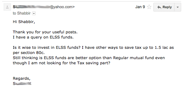 elss funds query