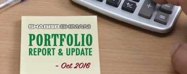 My Open Portfolio Report And Update – October 2016